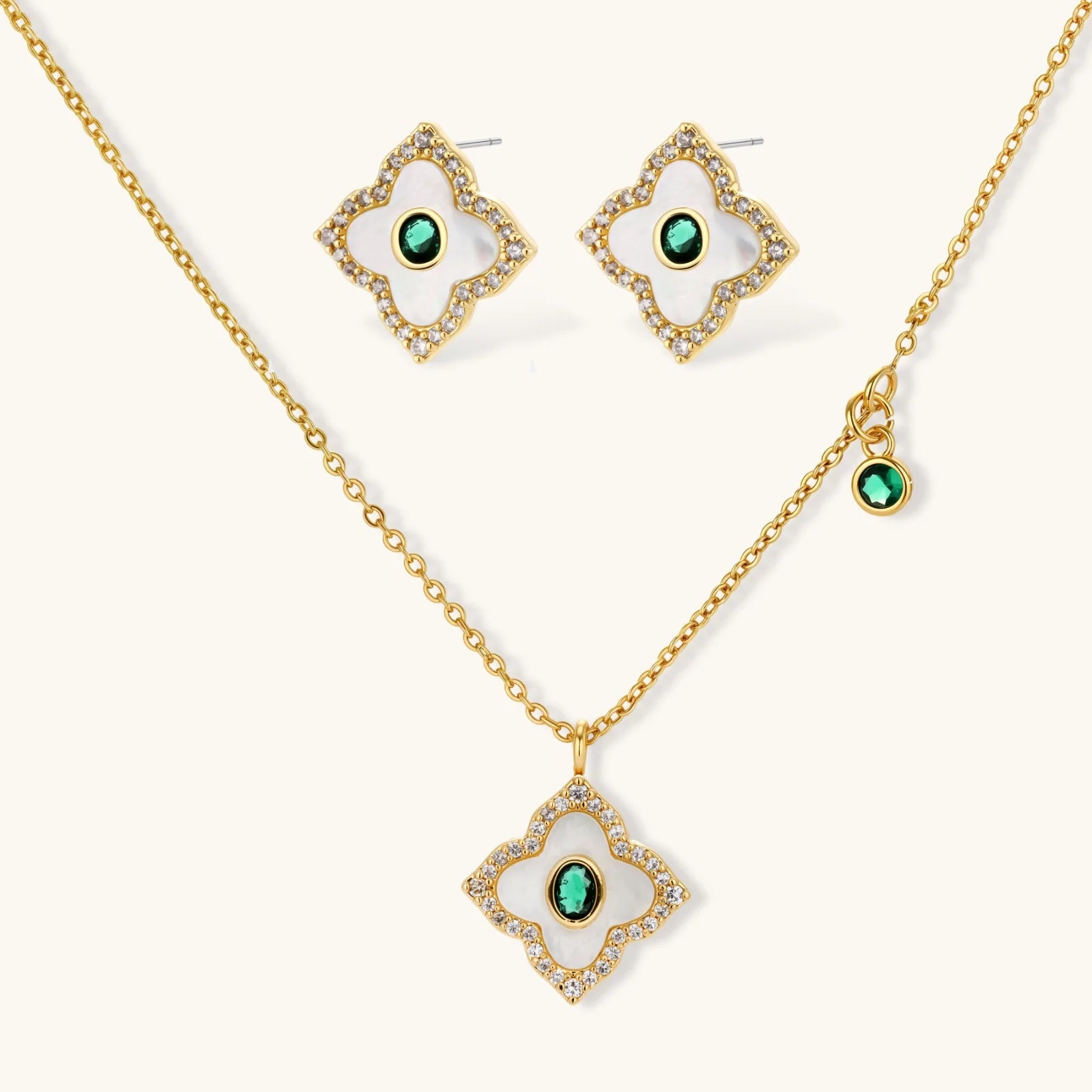 Emerald Bloom Set