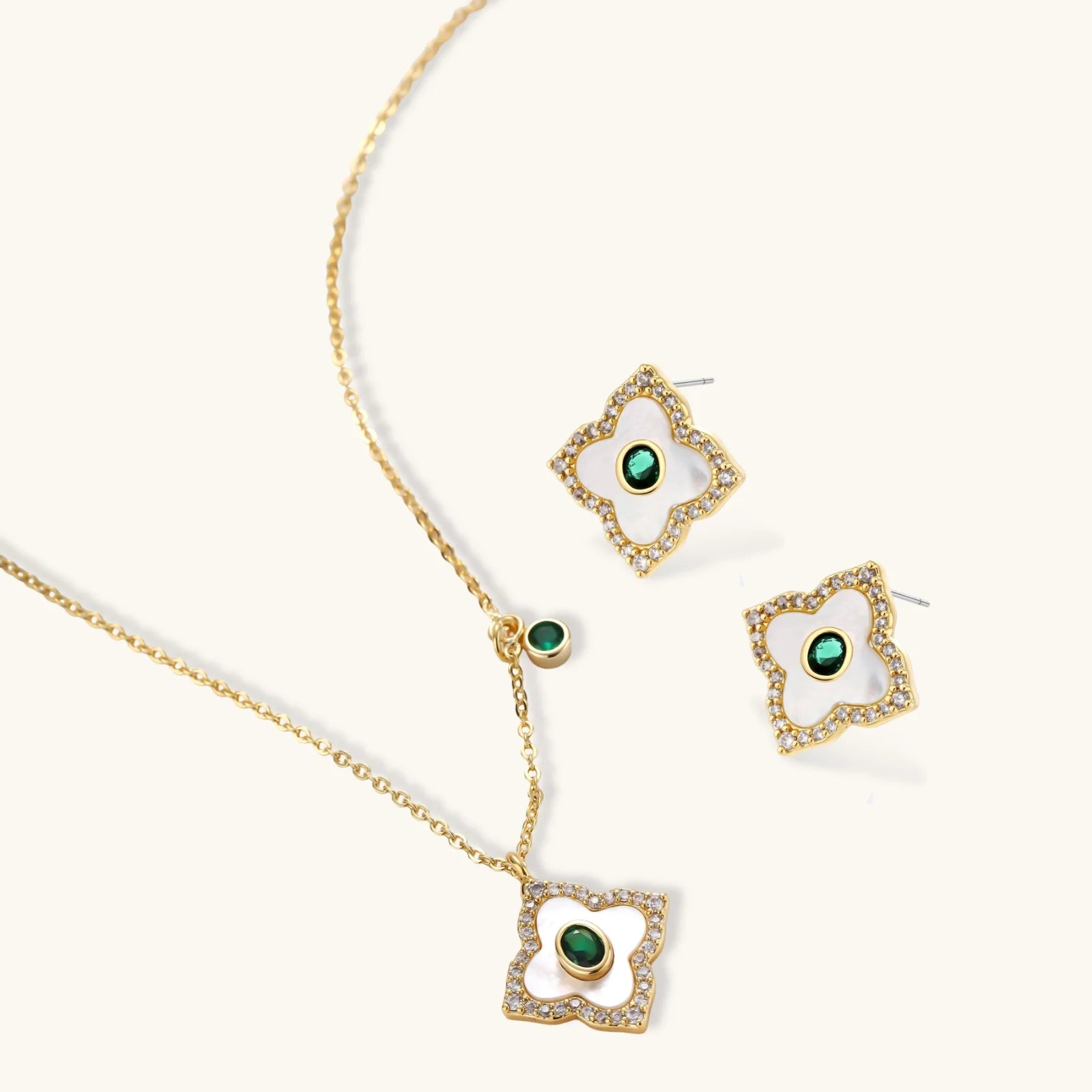 Emerald Bloom Set